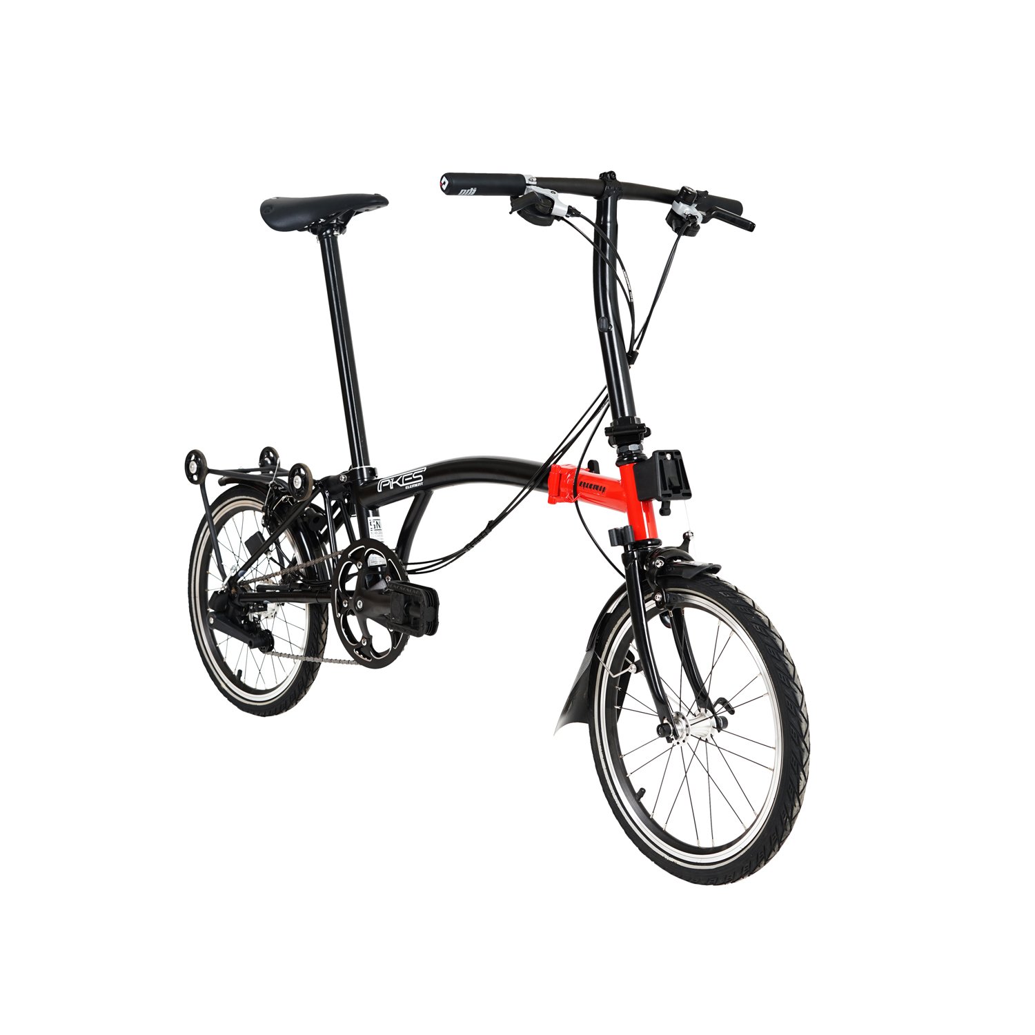 Sepeda Lipat Element Pikes Gen 2 Dark Blood Edition 16 Inch 6 Sp
