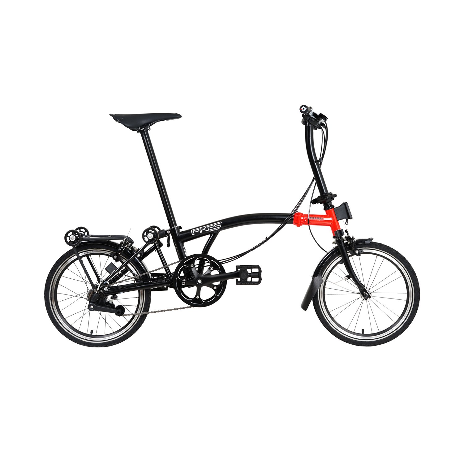 Sepeda Lipat Element Pikes Gen 2 Dark Blood Edition 16 Inch 6 Sp